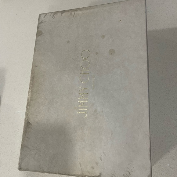 Jimmy Choo Romy 85 Nude Heels - Picture 6 of 9